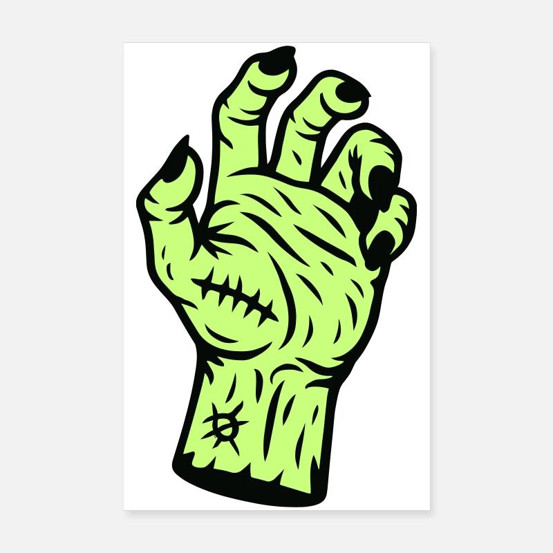 Monster Hand Poster 8" x 12" (20x30 cm)