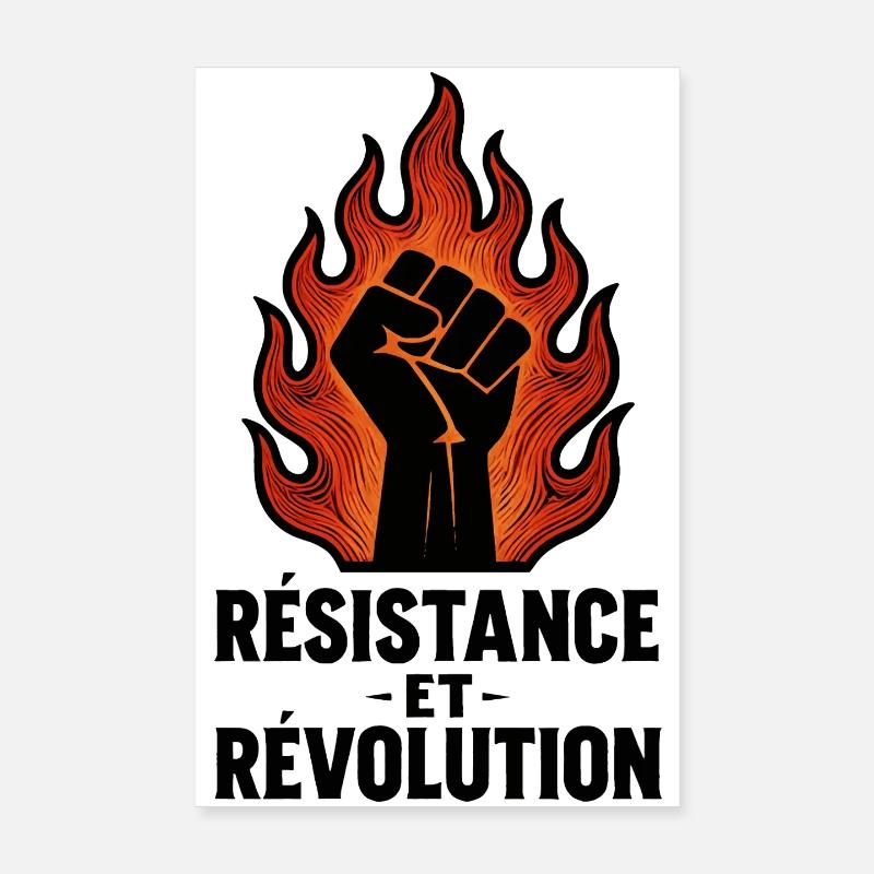 Resistance and Revolution Poster 8" x 12" (20x30 cm)
