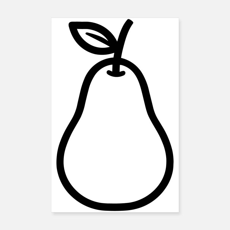 poire Poster 20 x 30 cm