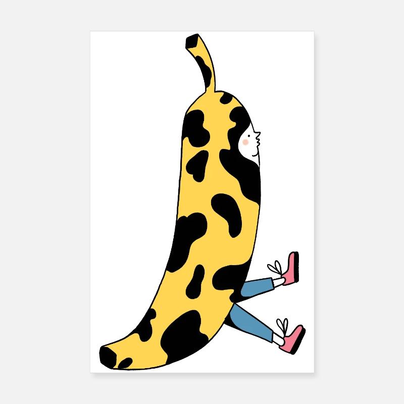 Banana dolce Poster 20x30 cm