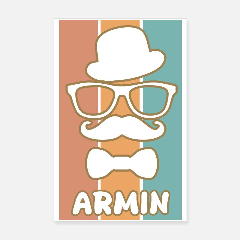Armin comme nom Poster 20 x 30 cm