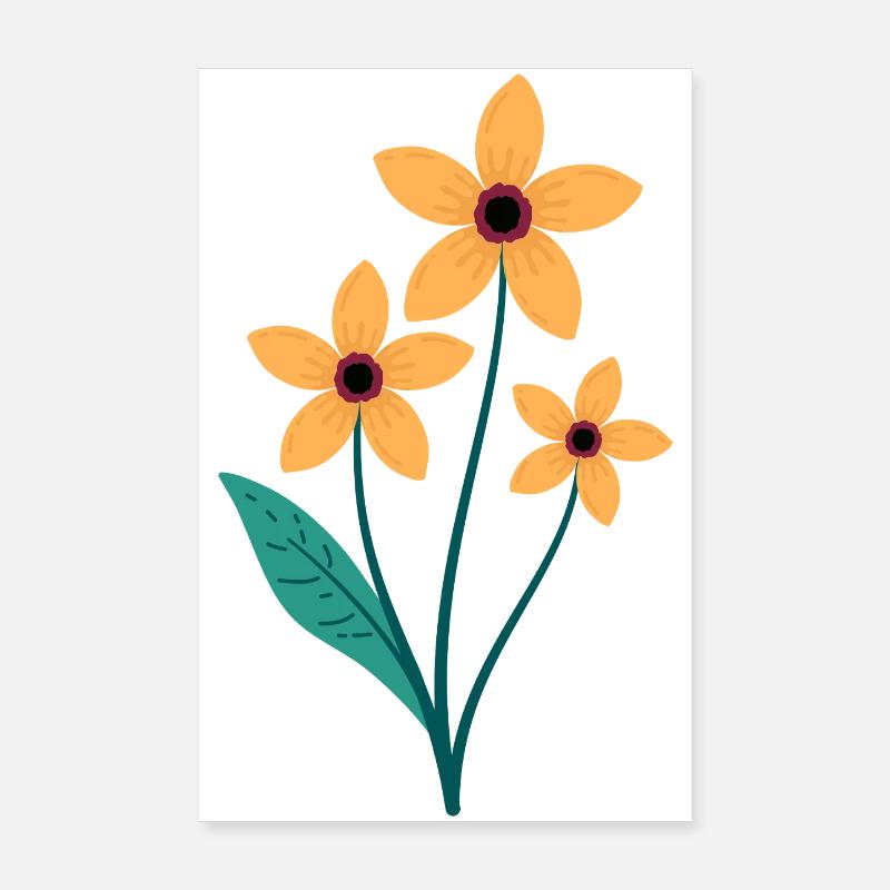 Blume Poster 20x30 cm