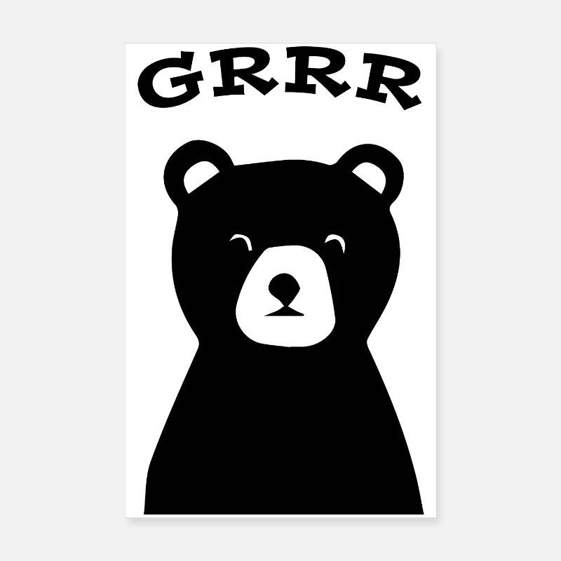 Bär Poster 20x30 cm