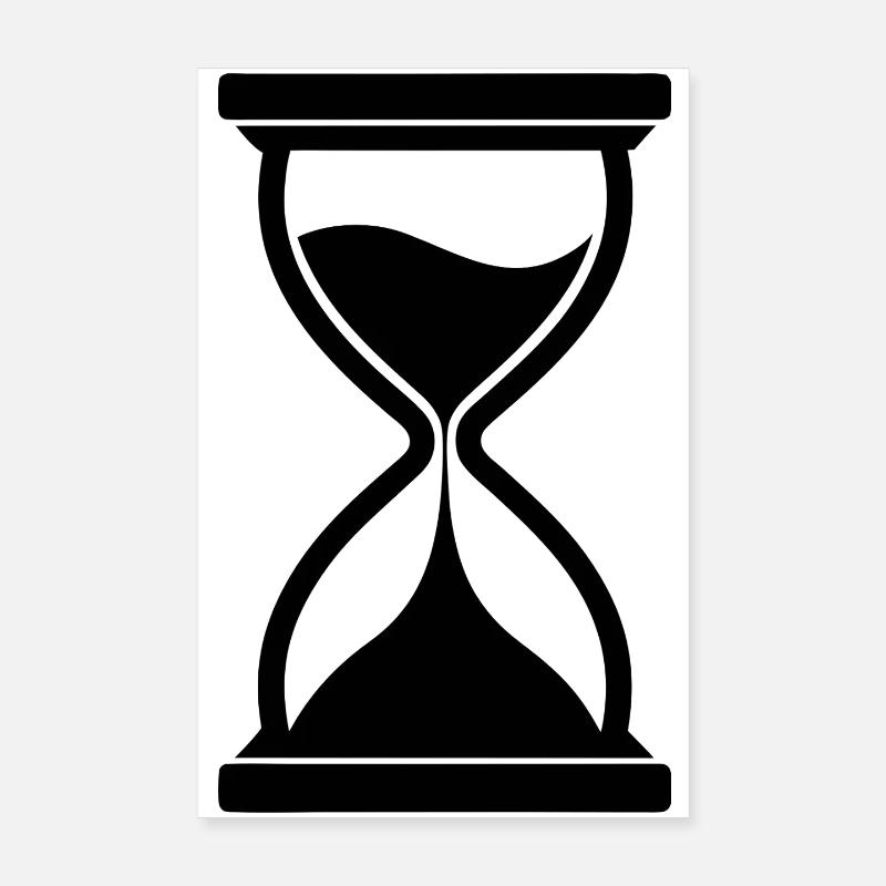 Hourglass Poster 8" x 12" (20x30 cm)