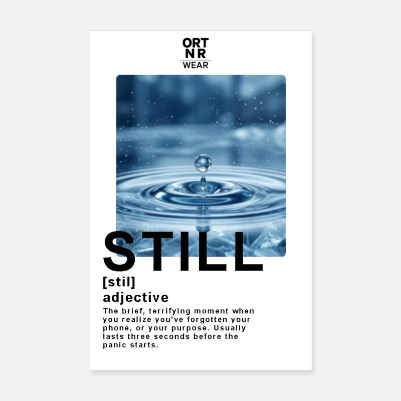Eau calme Poster 20 x 30 cm