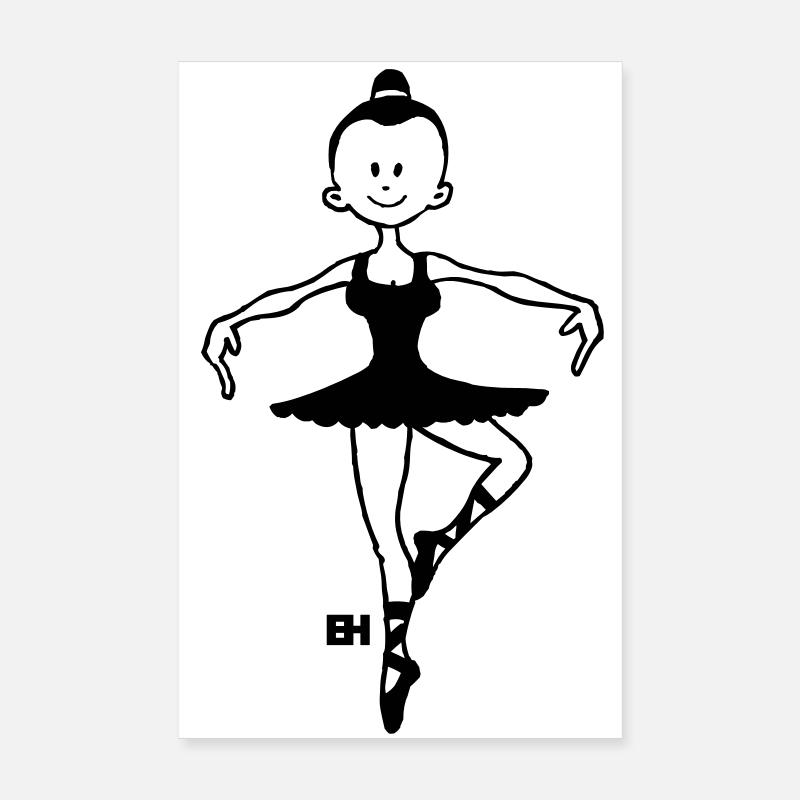 Ballerina - Ballet - Danseuse - Danse Poster 20 x 30 cm