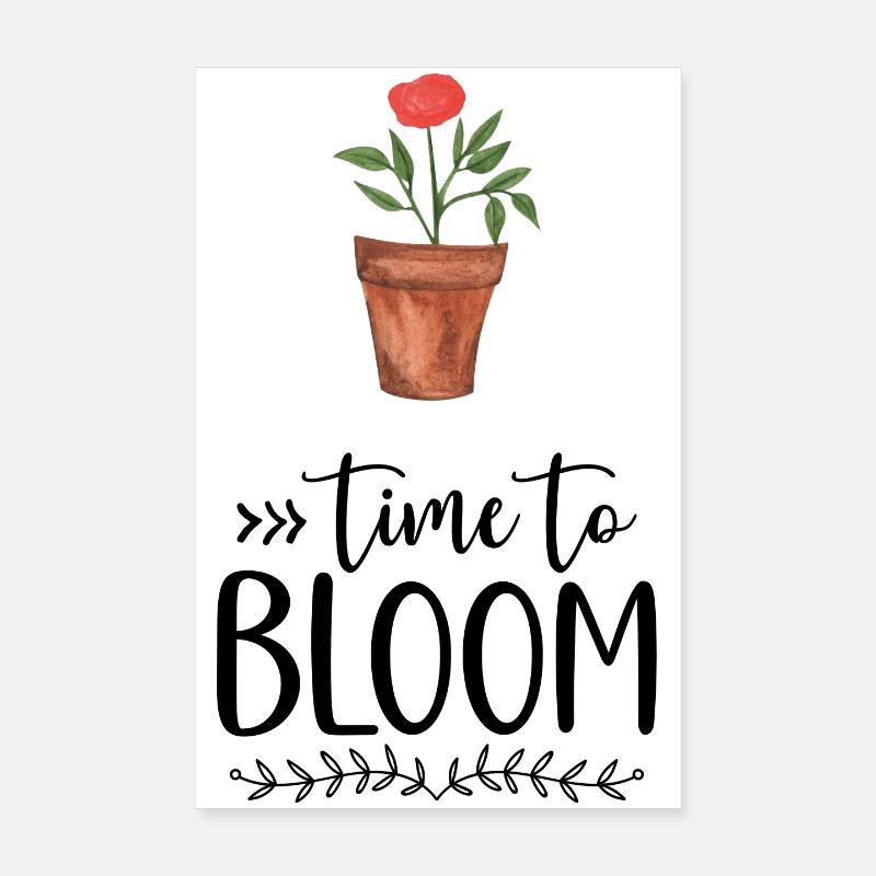 Geschenke mit Blumen Poster 20x30 cm