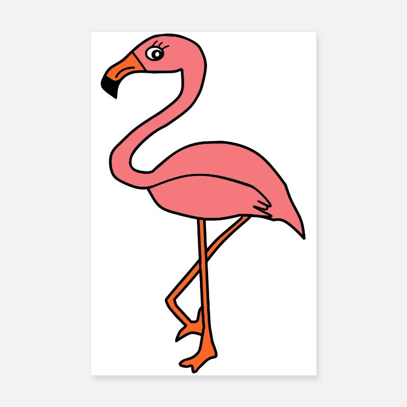 Flamingos Vogel Vögelchen Tiere Geschenk Poster 20x30 cm