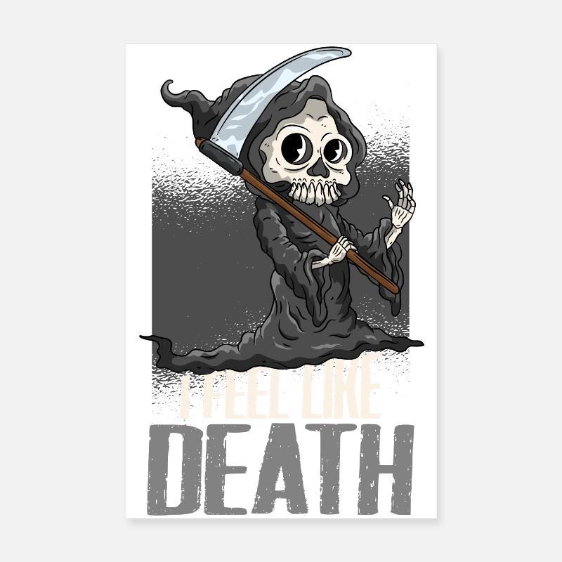 Faucheuse Halloween Poster 20 x 30 cm