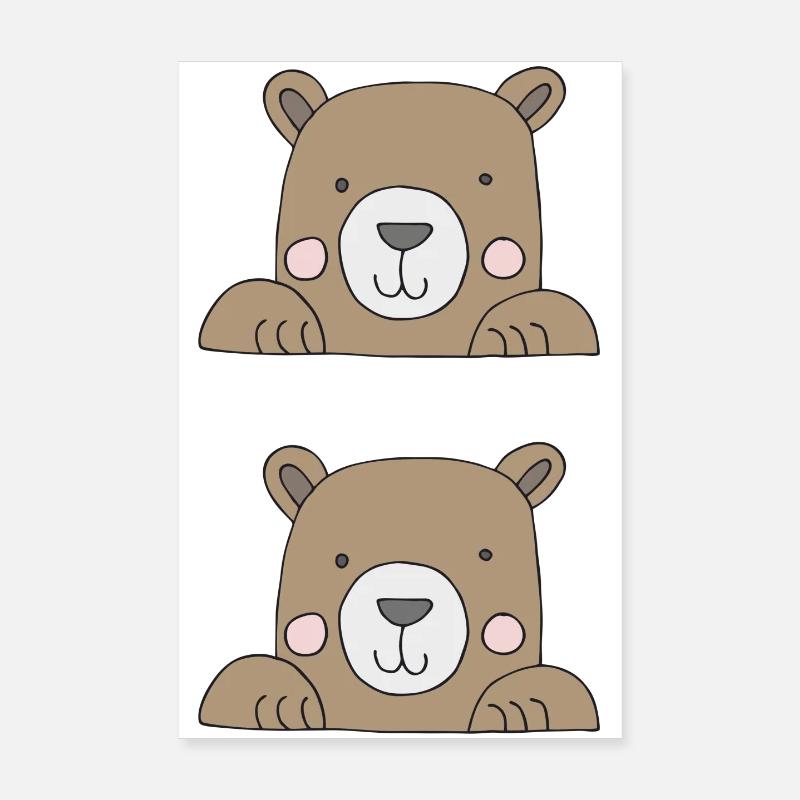bears in a double pack Poster 8" x 12" (20x30 cm)