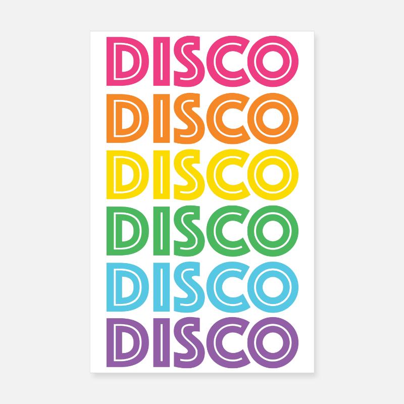 LGBTQ-Retro-Disco Poster 20x30 cm