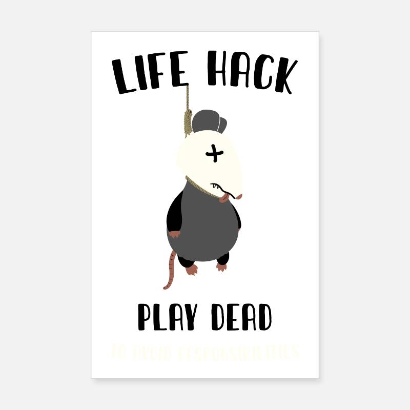 Life Hack Poster 8" x 12" (20x30 cm)