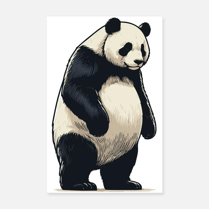 Panda Poster 20 x 30 cm