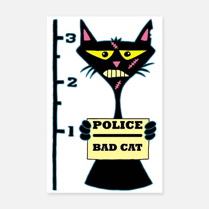 Afskumskat Poster 20x30 cm