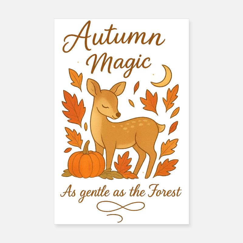 Autumn Magic – As tender as the forest Poster 8" x 12" (20x30 cm)