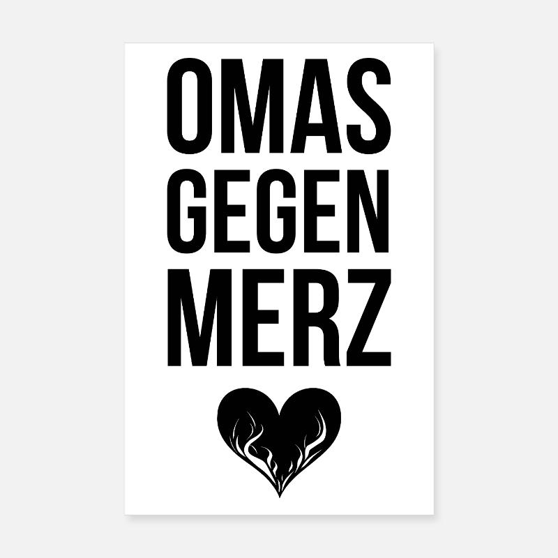 OMAS GEGEN MERZ Poster 20x30 cm