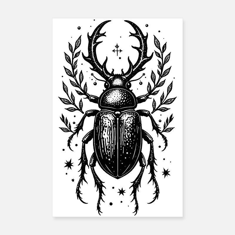 Laurel Crest Emblem Shield Poster 8" x 12" (20x30 cm)