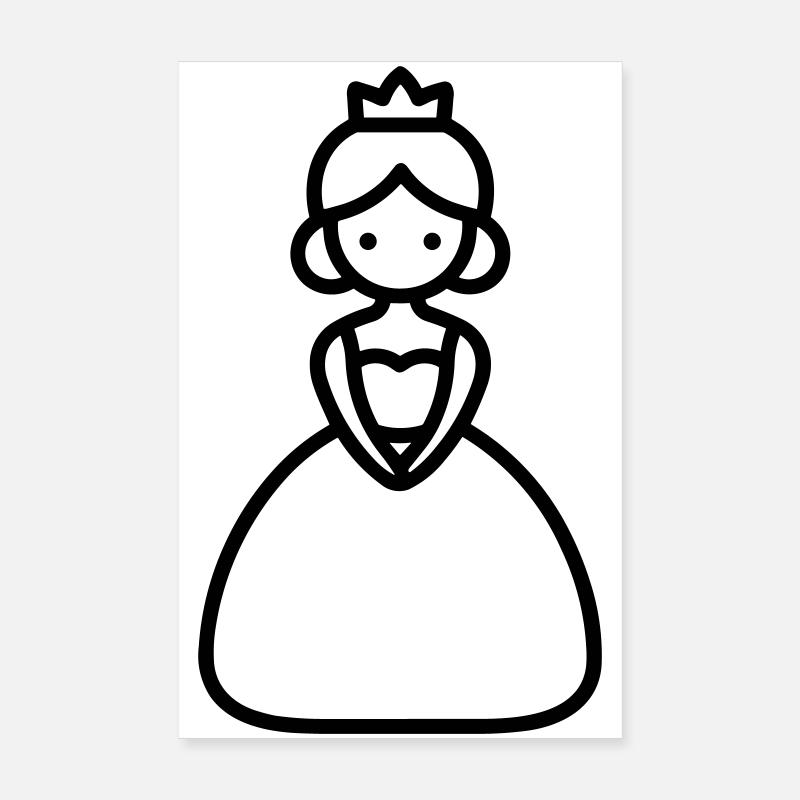 Prinzessin Poster 20x30 cm