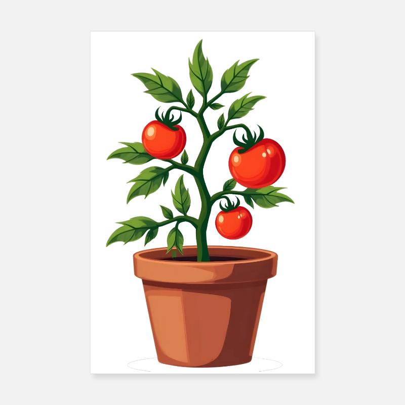 Plante de tomate Poster 20 x 30 cm