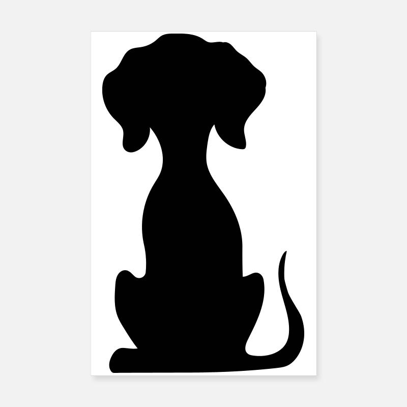 hund Poster 20x30 cm