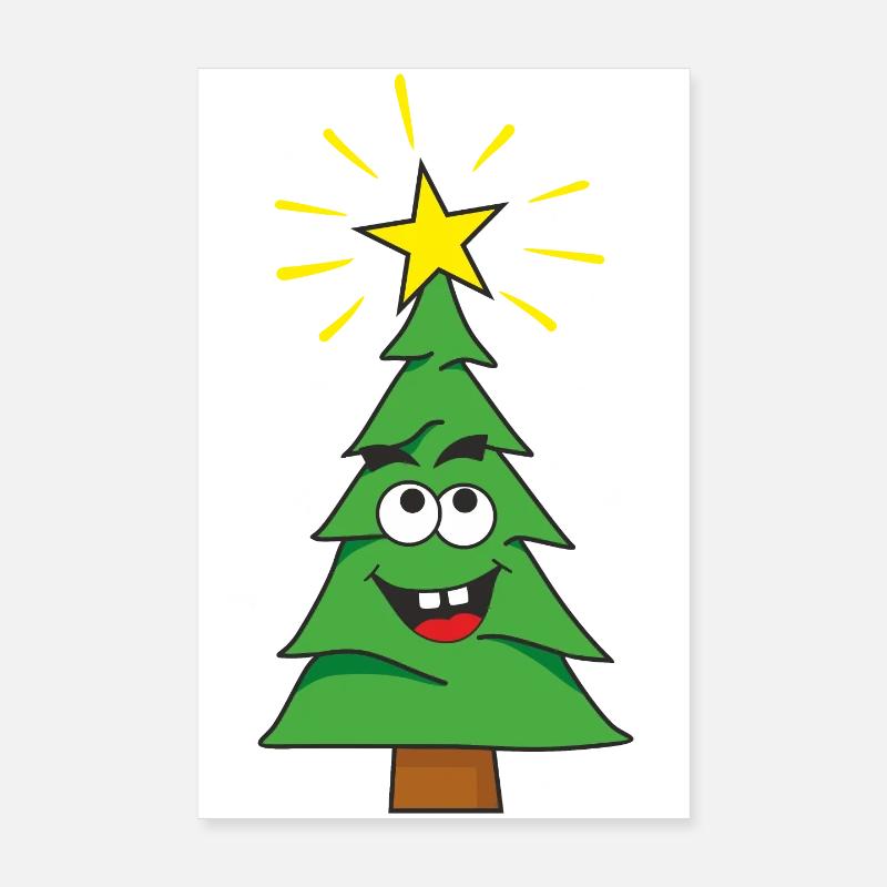 Christmas tree Poster 8" x 12" (20x30 cm)