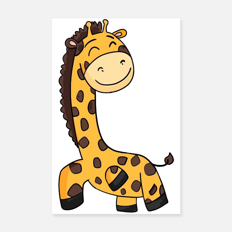 Girafe Poster 20 x 30 cm
