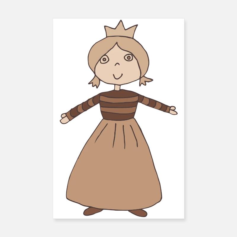 Petite princesse Poster 20 x 30 cm