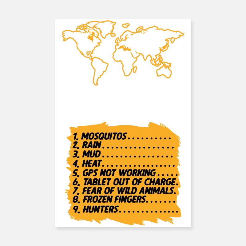 Conception cartographique Poster 20 x 30 cm