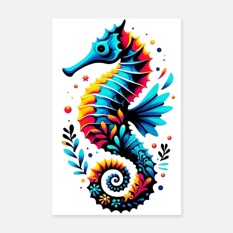 Hippocampe Poster 20 x 30 cm