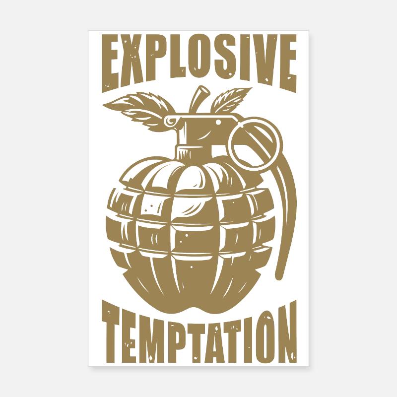 Explosive Versuchung Poster 20x30 cm