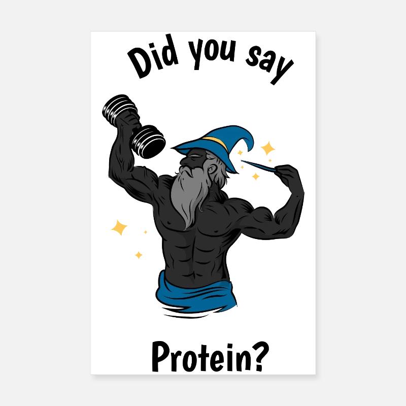 Vous avez dit protéines ? Poster 20 x 30 cm