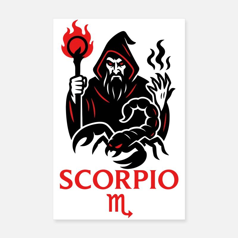 Scorpio Zodiac Witchmaster Poster 20x30 cm