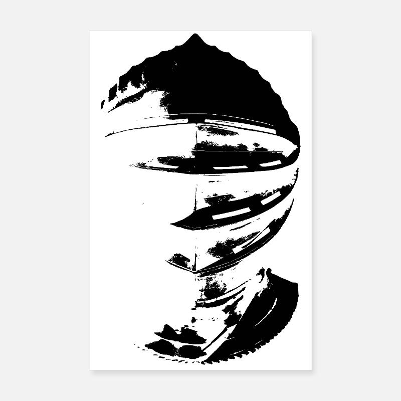 casque de chevalier Poster 20 x 30 cm