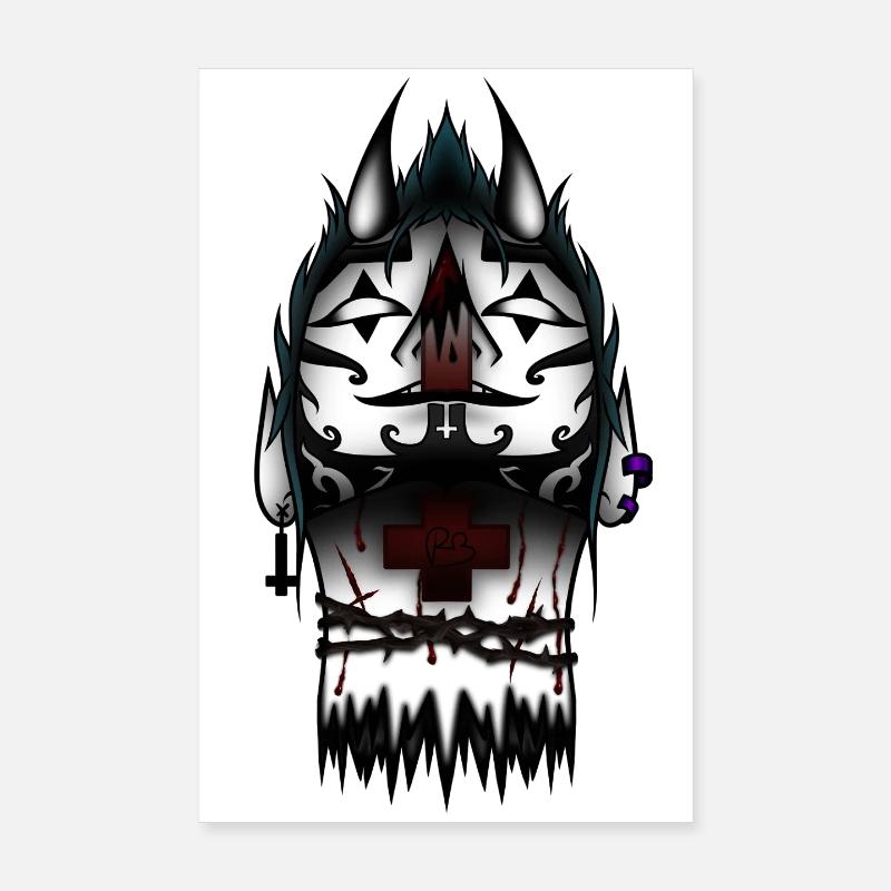 Fallen Demon Poster 8" x 12" (20x30 cm)