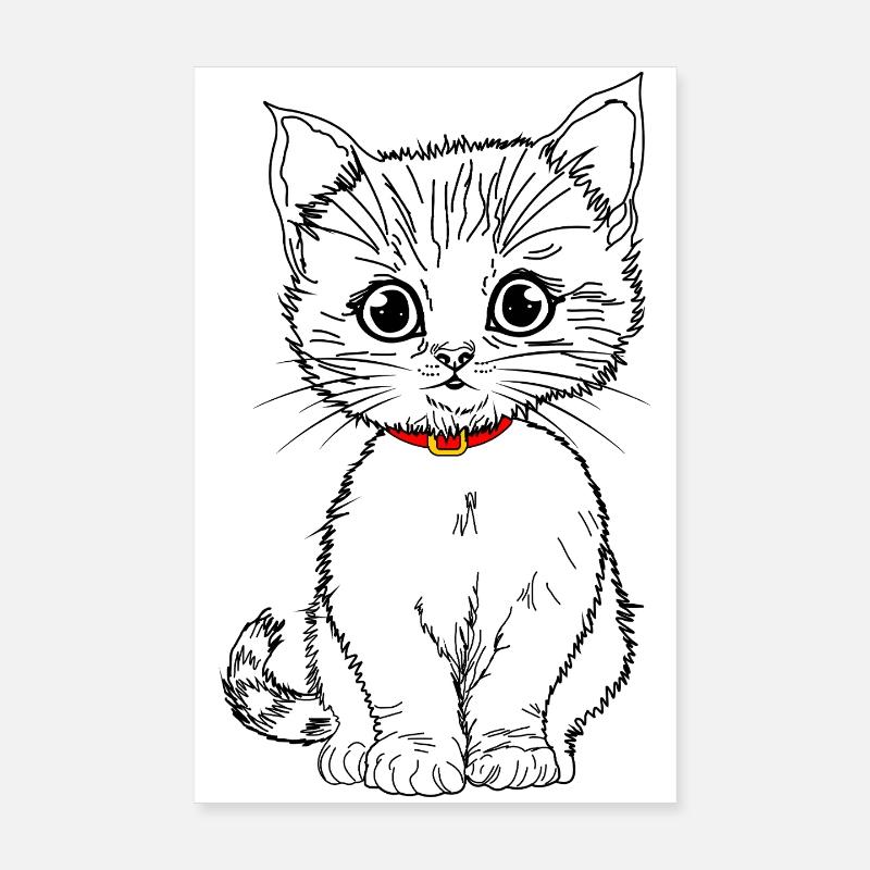 white Poster 8" x 12" (20x30 cm)