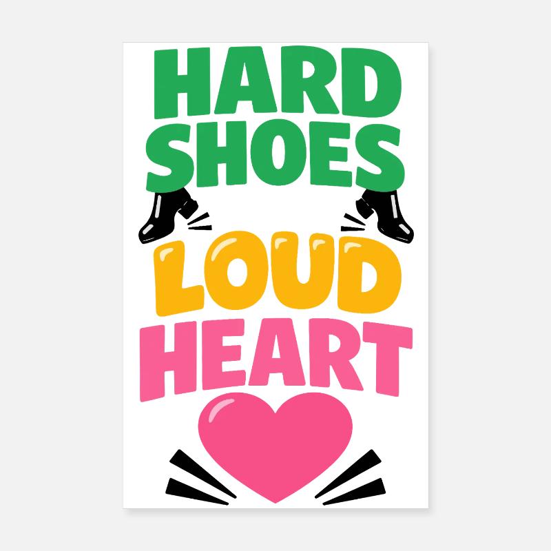 Irish Dance Step-dancing Celtic Fan Poster 8" x 12" (20x30 cm)