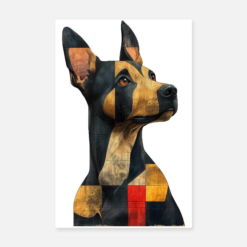 Chien mignon Poster 20 x 30 cm