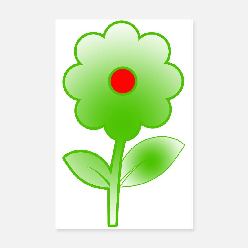 Flowers Poster 8" x 12" (20x30 cm)