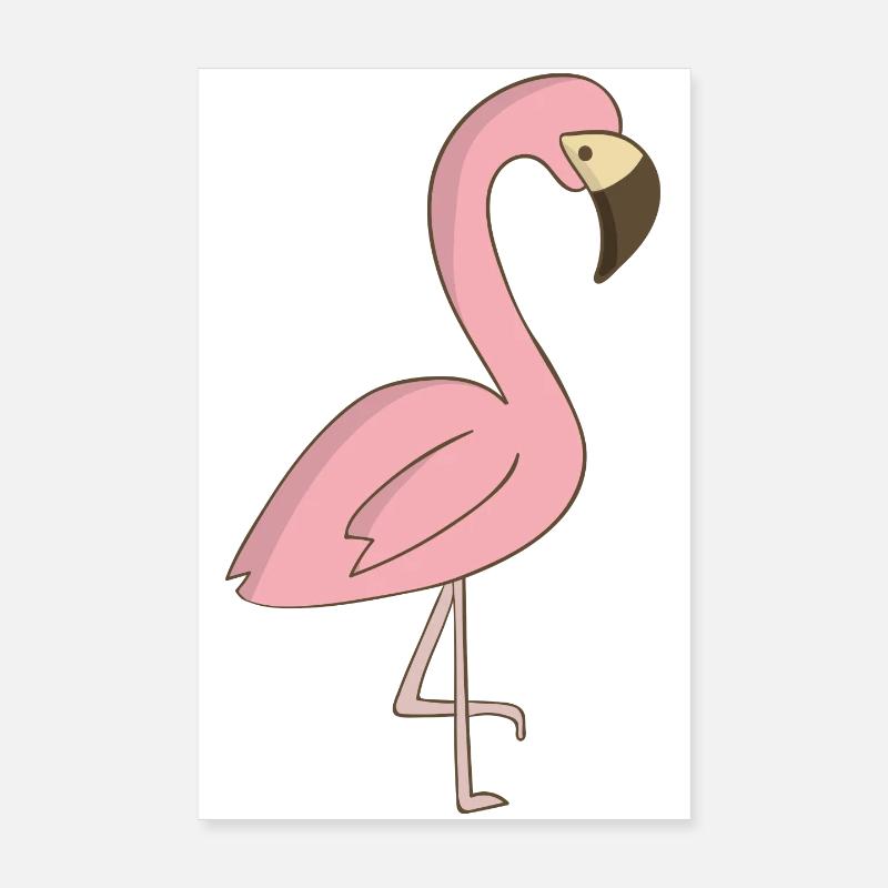 Flamingo Poster 20 x 30 cm