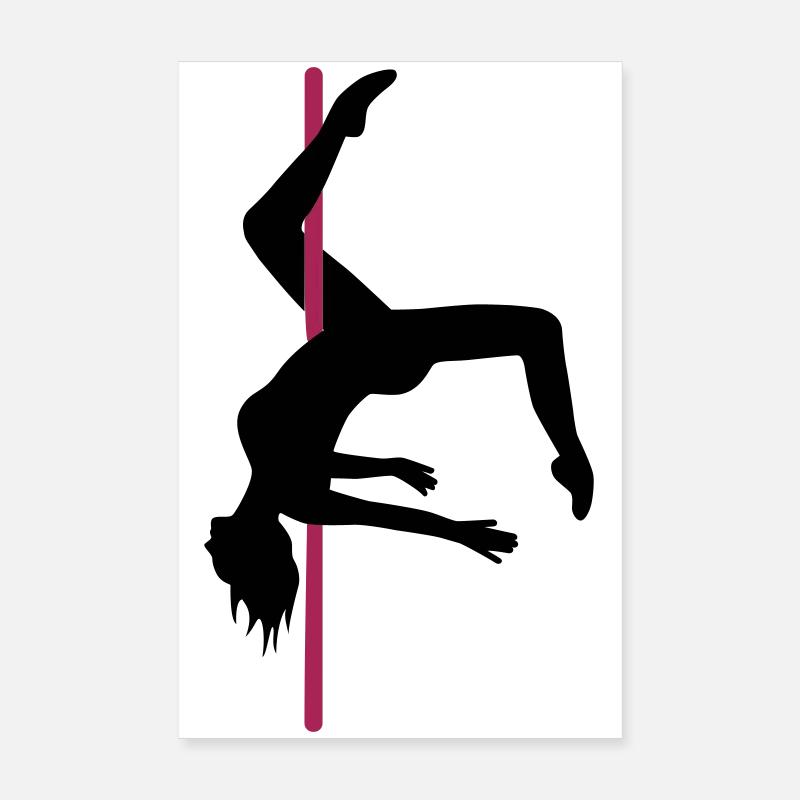 Pole Dance Scorpio - Poster 8" x 12" (20x30 cm) - white