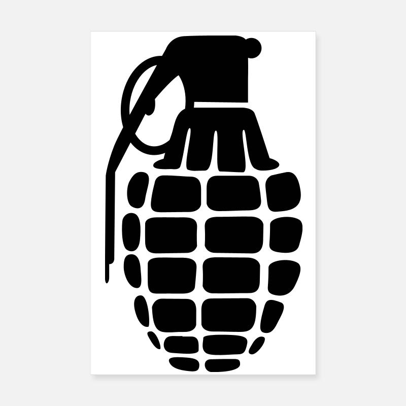 Granate grenade Poster 20x30 cm