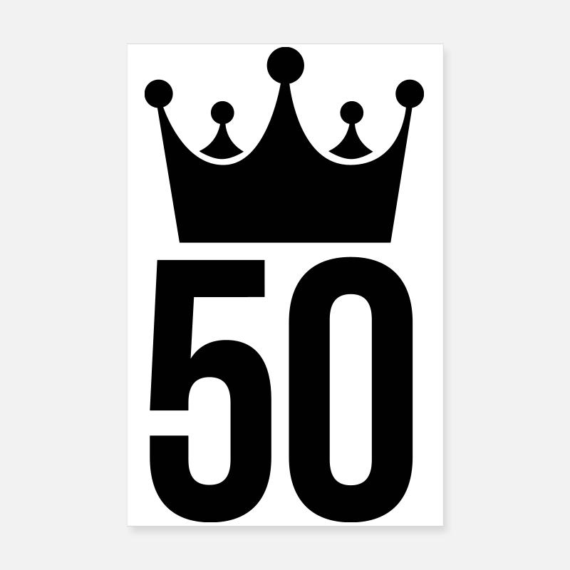 50 jahr abraham Poster 20x30 cm