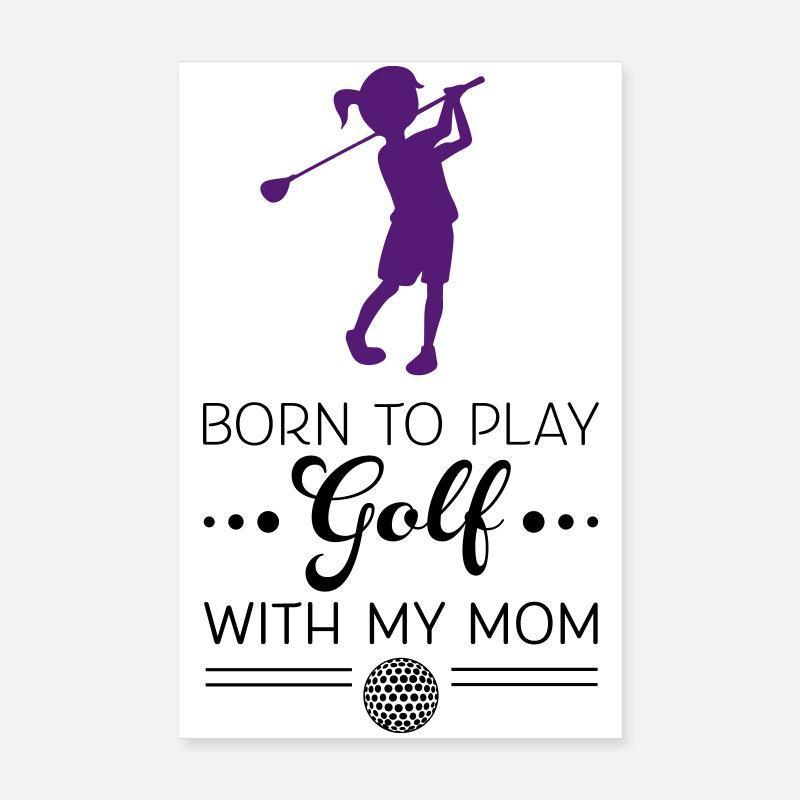 golf Poster 8" x 12" (20x30 cm)