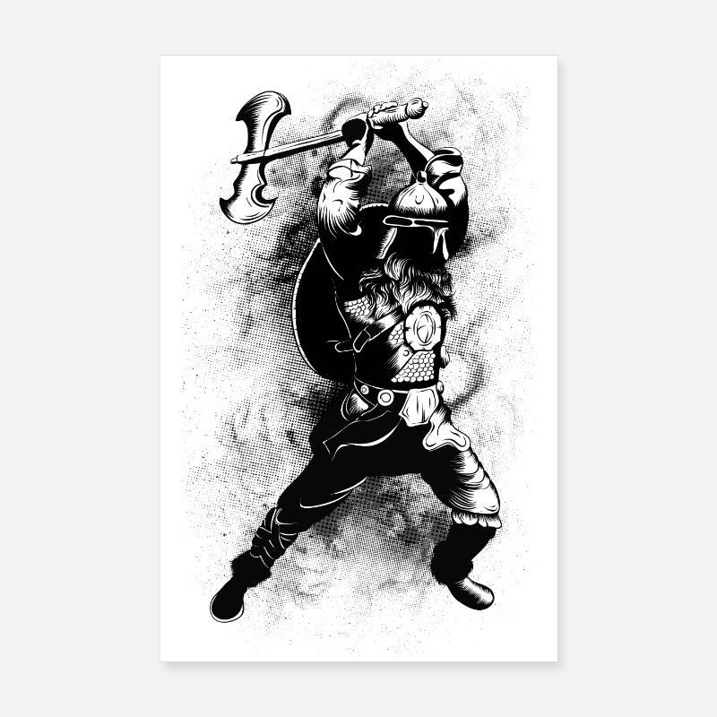 Wikinger Poster 20x30 cm