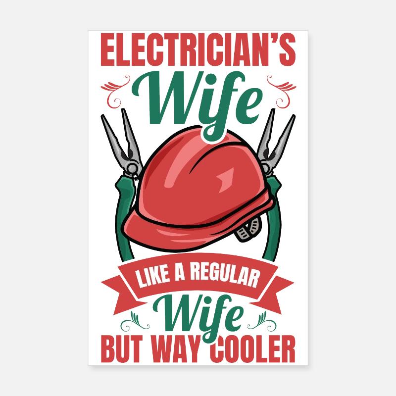 Electrician Poster 8" x 12" (20x30 cm)