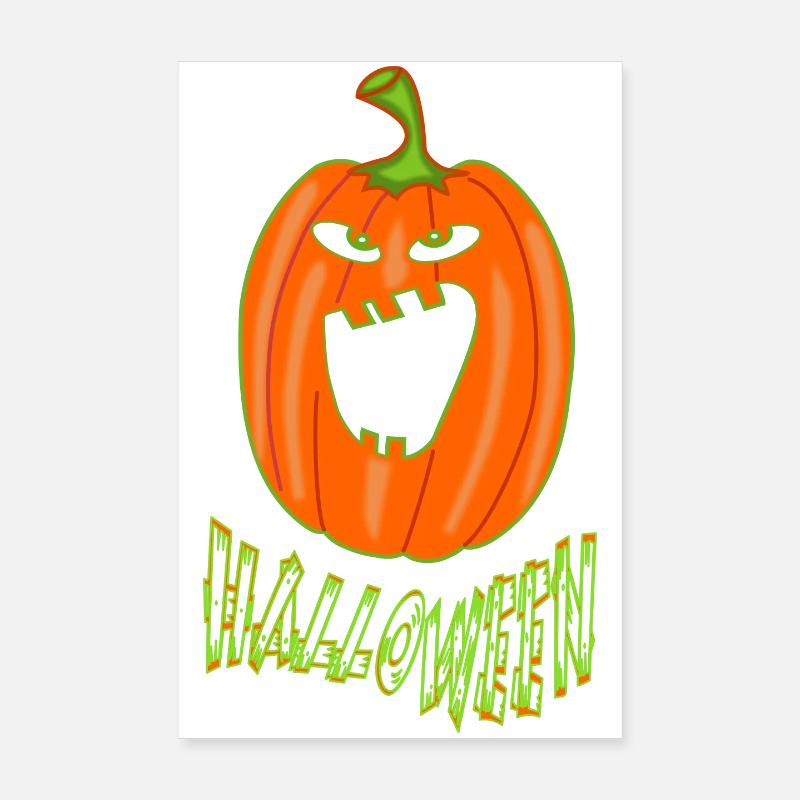 Citrouille Halloween Poster 20 x 30 cm