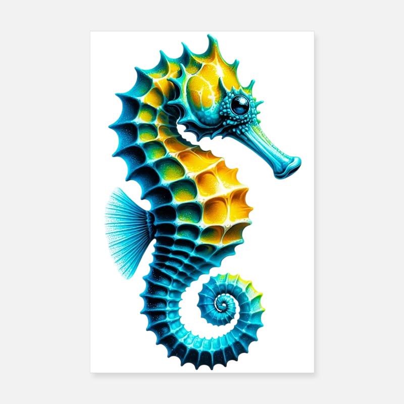 Hippocampe Poster 20 x 30 cm