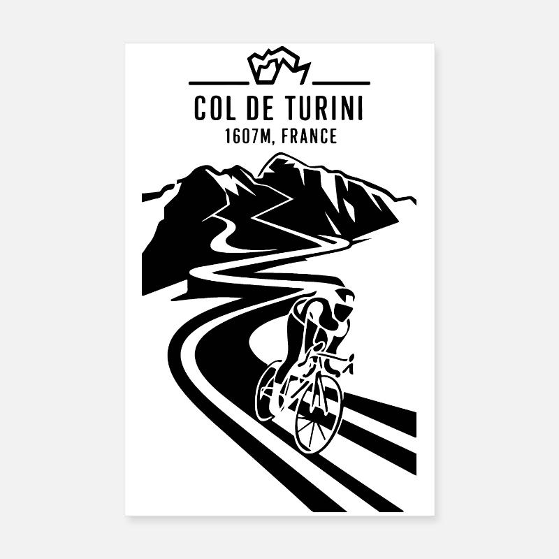 Ascension du Col de Turini Poster 20 x 30 cm