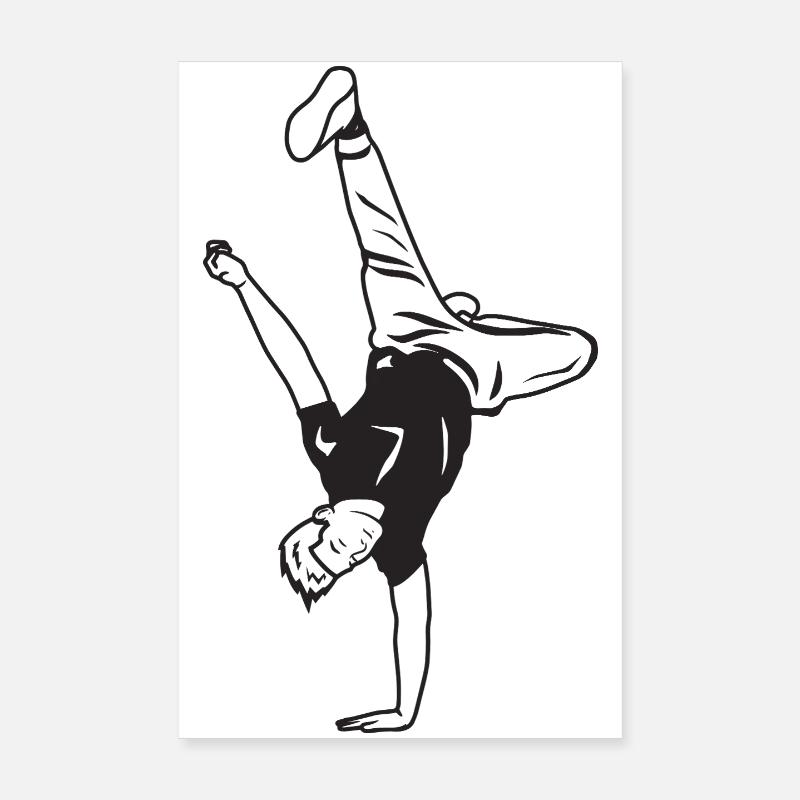 B Boy Poster 20x30 cm