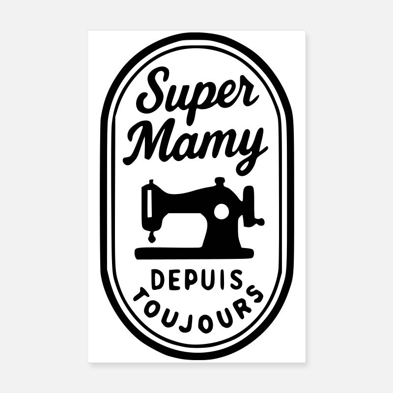 Super Grandma since forever Poster 8" x 12" (20x30 cm)